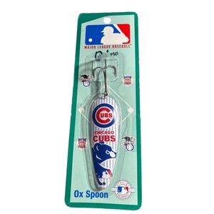 Vintage 1998 MLB Fishing Ox Spoon Lure Oxboro Outdoors: Chicago Cubs